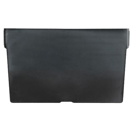 Divider, Plastic, Black, 6-1/8 in L x 2-7/8 in H, 24 PK