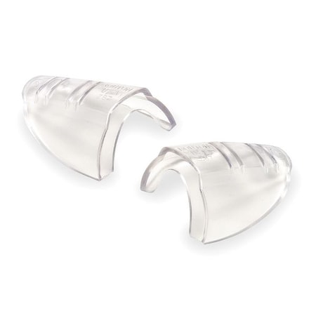 Slip-On Sideshield, For Safety Glasses, Conforming, Plastic, Clear, Universal Fit, 1 Pair