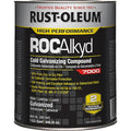 Cold Galvanizing Compound, High Performance, Exterior/Interior Solvent, Gray, Metallic, 1 qt