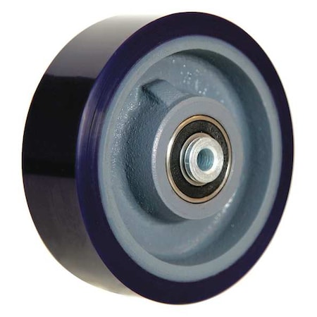 Caster Wheel, Polyurethane, 6 in., 960 lb.