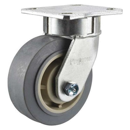 Swivel Plate Caster, Ball, Steel