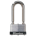 Padlock, Keyed Alike, Breakaway Shackle, Square Steel Body, Steel Shackle, 13/16 in W