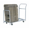 Folding/Stacked Chair Cart, 50-3/4" x 22"