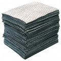 Sorbent Pad, 26 gal, 15 in x 19 in, Universal, Gray, Polypropylene