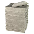 Sorbent Pad, 24 gal, 15 in x 19 in, Universal, White, Cellulose