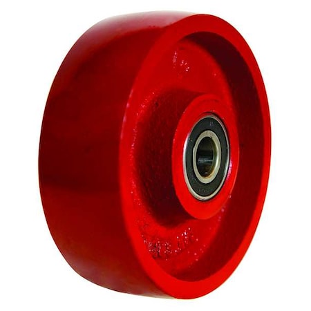 Caster Wheel, Cast Iron, 6 in., 1400 lb.