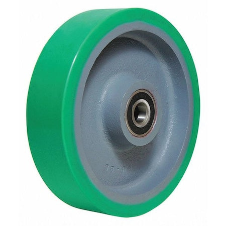 Caster Wheel, Polyurethane, 8 in., 1500 lb.