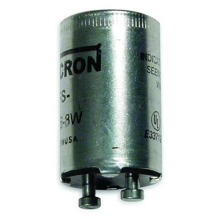 Fluorescent Lamp Starter, 25W, 2 Pins