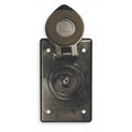 Box Cover, Outlet Box Type, 1 Gang, Thermoplastic, Single Receptacle Cover Type