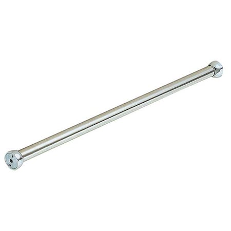 Shower Rod, Chrome, 36In