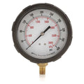 Industrial Pressure Gauge, 0 to 400 psi, 4 in Dial, 1/4 in NPT, Bottom Location
