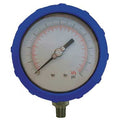 Industrial Pressure Gauge, 0 to 160 psi, 4 in Dial, 1/4 in NPT, Bottom Location