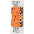 Straight Blade Receptacle, 5-20R, 20 A, 125V AC, 2 Pole, 3 Wire, Flush Mount, Isolated Ground