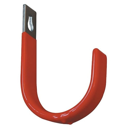 Steel Hook, Orange Vinyl Coated, 5-1/2 In. L