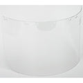 Face Shield Visor, Clear Visor, 8" Height, Uncoated Lens, Clear