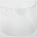 Face Shield Visor, Clear Visor, Polycarbonate, Uncoated Lens, Clear