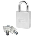 Padlock, Keyed Alike, Standard Shackle, Rectangular Steel Body, Boron Shackle, 3/4 in W