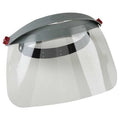 Pinlock Face Shield Assembly, Clear Visor, Polycarbonate, Pinlock Suspension, Uncoated Lens, Gray