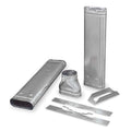 Vent Kit, 4 in Oval, Venting For Gas Heaters, Vertical
