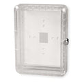 Universal Thermostat Guard, Off-White, Plastic