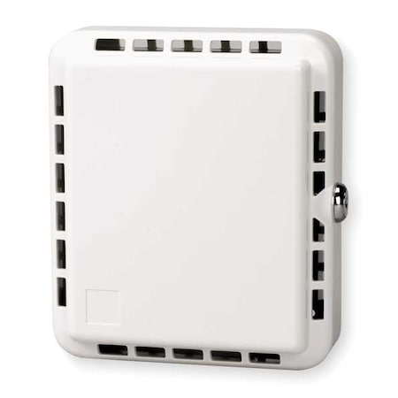 Universal Thermostat Guard, Off-White, Plastic