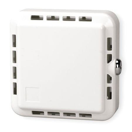 Universal Thermostat Guard, Off-White, Plastic