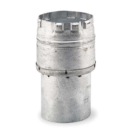 Appliance Connector, 3" Dia., 6" L