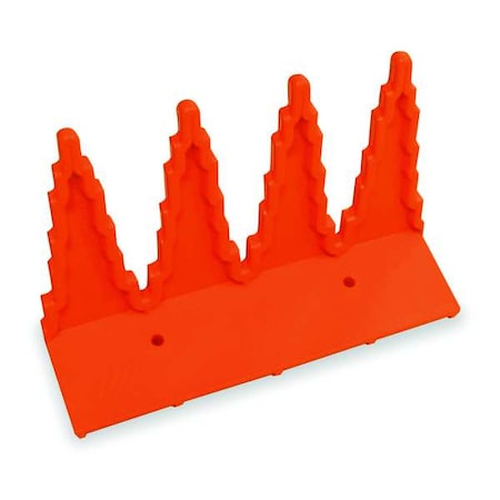 Hygienic Tool Holder, 9 3/8 in L, Red