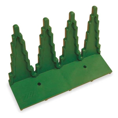 Hygienic Tool Holder, 9 3/8 in L, Green