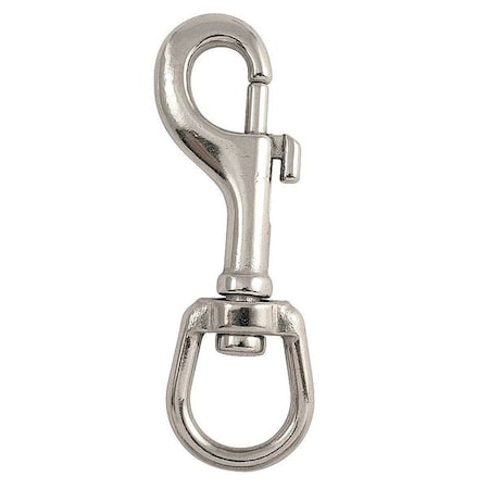 Slide Bolt Spring Snap,L 3 5/8 In