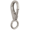 Eyelet Spring Snap,L 3 3/8 In