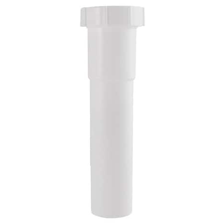 1-1/2 Dia, Polypropylene, White, Kitchen, Extension