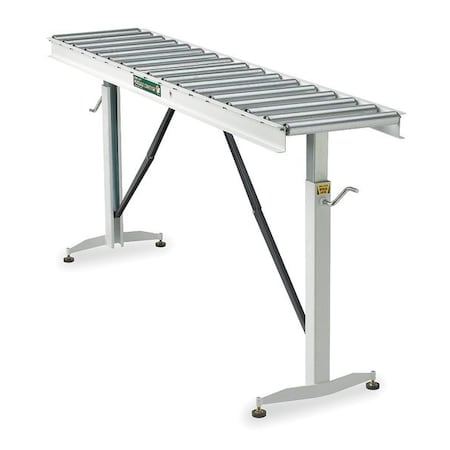 ConveyorTable, 17 Rollers, 13In.Btwn Frame