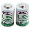Lithium Battery, 1/2 AA 3.6V DC 2 PK