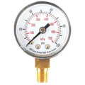 Commercial Pressure Gauge, 0 to 100 psi, 1 1/2 in Dial, 1/8 in NPT, Bottom Location