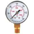 Commercial Pressure Gauge, 0 to 3, 000 psi, 1 1/2 in Dial, 1/8 in NPT, Bottom Location