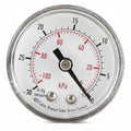 Commercial Pressure Gauge, 0 to 4, 000 psi, 3 1/2 in Dial, 1/4 in NPT, Center Back Location