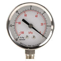 Commercial Vacuum Gauge, +/-3-2-3%, Sil
