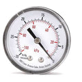 Commercial Vacuum Gauge, +/-3-2-3%, Bla