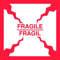 4" x 4" Adhesive Back Bilingual Shipping Labels, Fragile/Fragil, Pk50
