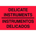 2" x 3" Adhesive Back Bilingual Shipping Labels, Delicate Instruments/Instrumentos Delicados, Pk50