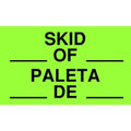 Shipping Labels, Black/Green, 3 In. H, PK50