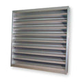 Louver, Wall Opening 36x36In, Galvannealed