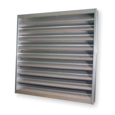 Louver, Wall Opening 30x30In, Galvannealed