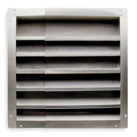 Louver, Intake, 21-36 In, Aluminum