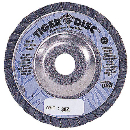 Arbor Mount Flap Disc, 4-1/2in, 60, Med.