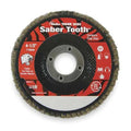 Arbor Flap Disc, 4-1/2, 36, Extra Coarse