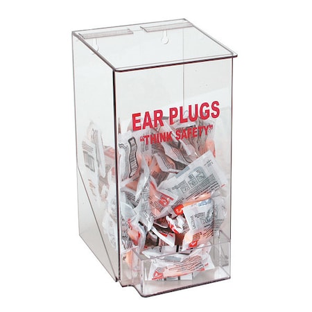 Ear Plug Dispenser, Empty, Table Top or Wall Mount