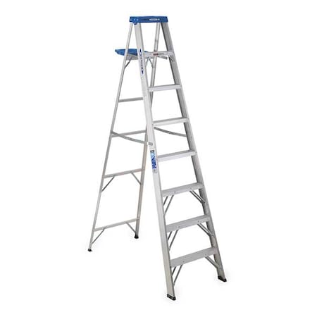 8 ft Aluminum Stepladder, 250 lb Capacity