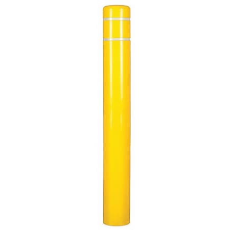 Post Sleeve, 7 In Dia., 60 In H, Yellow